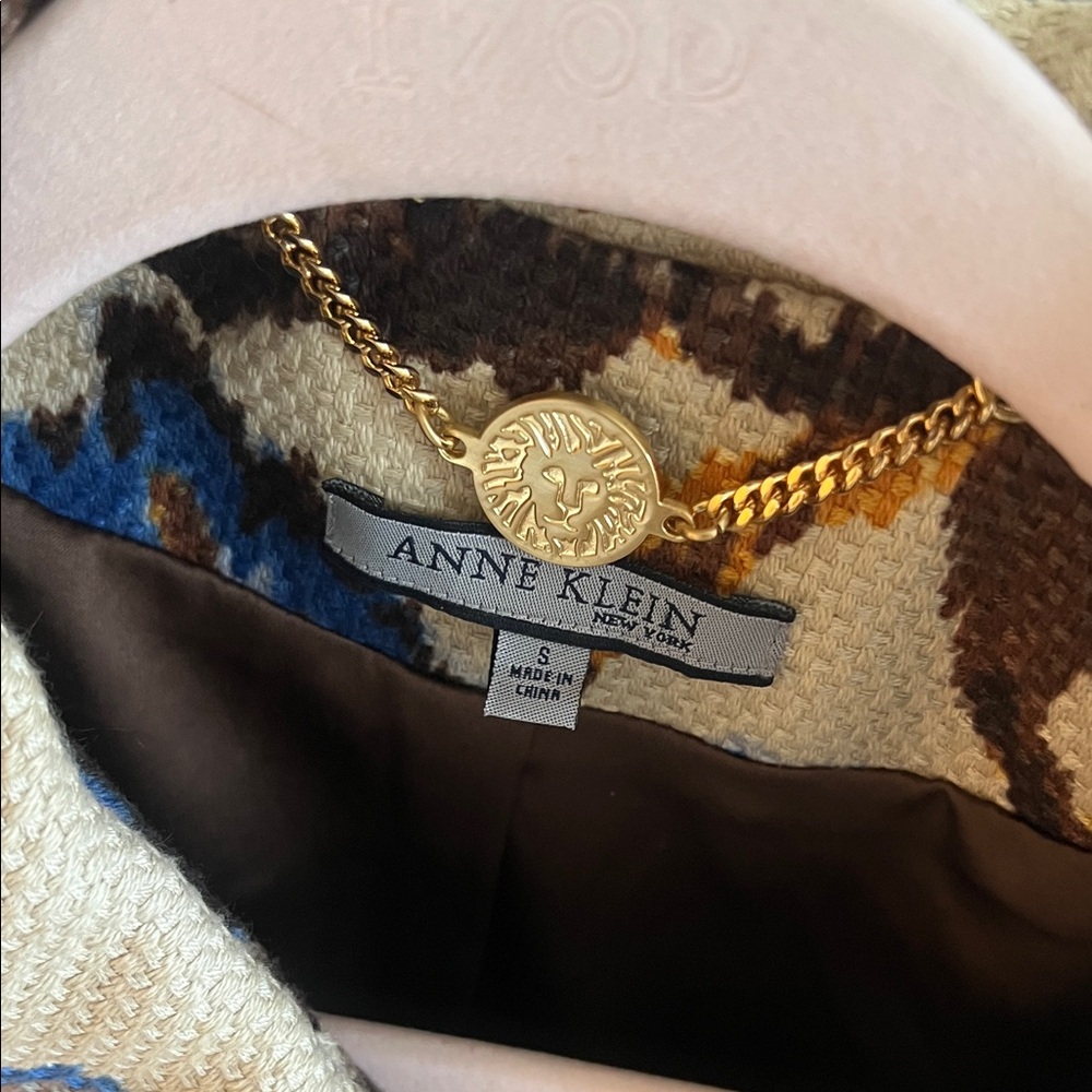 Anne Klein Multicolor Patterned Blazer - Picture 2 of 5